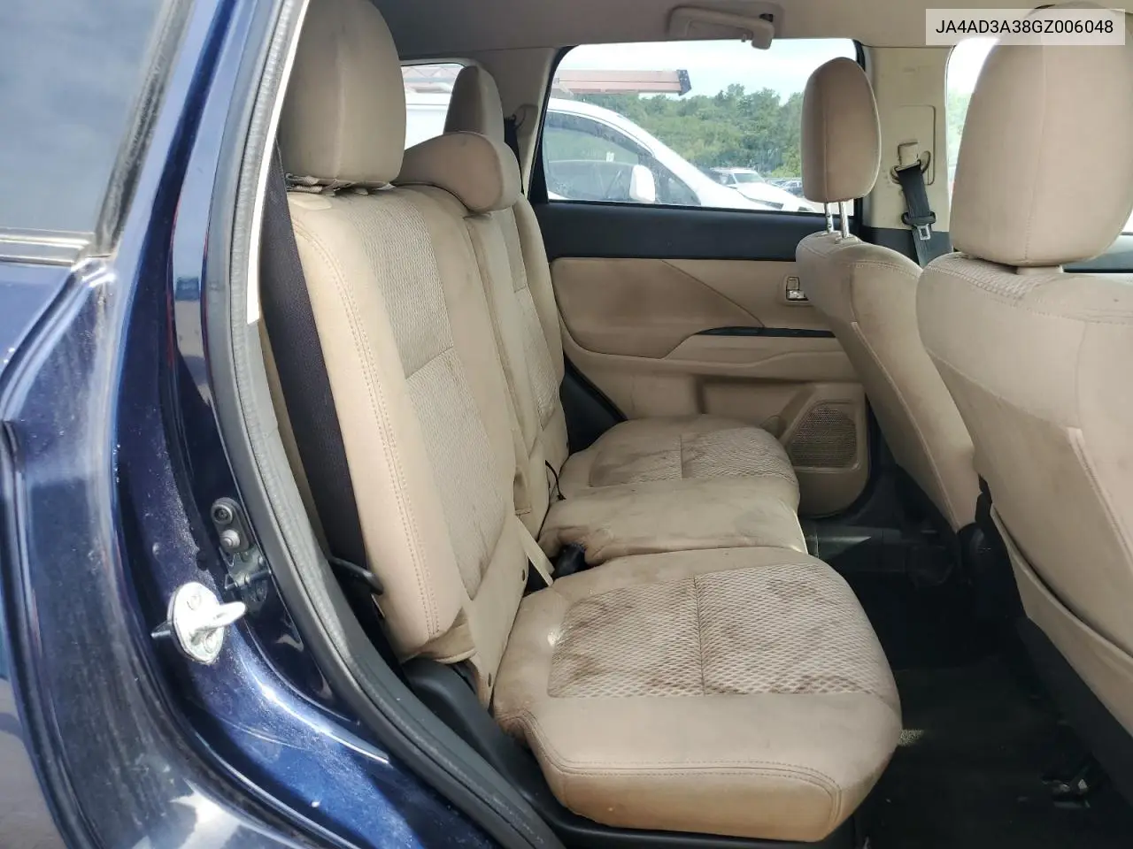 2016 Mitsubishi Outlander Se VIN: JA4AD3A38GZ006048 Lot: 62851885