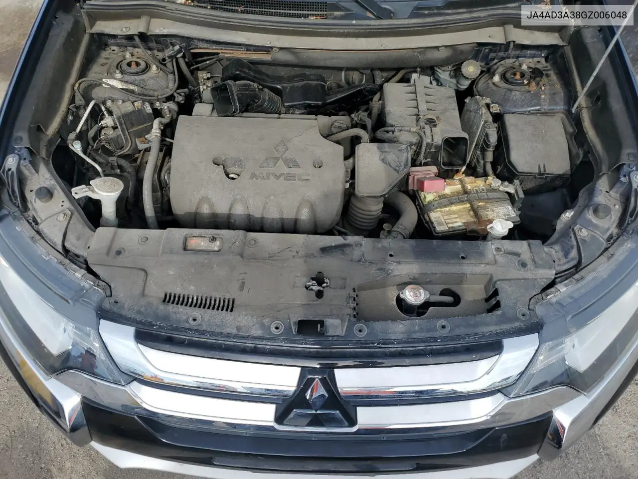 2016 Mitsubishi Outlander Se VIN: JA4AD3A38GZ006048 Lot: 62851885