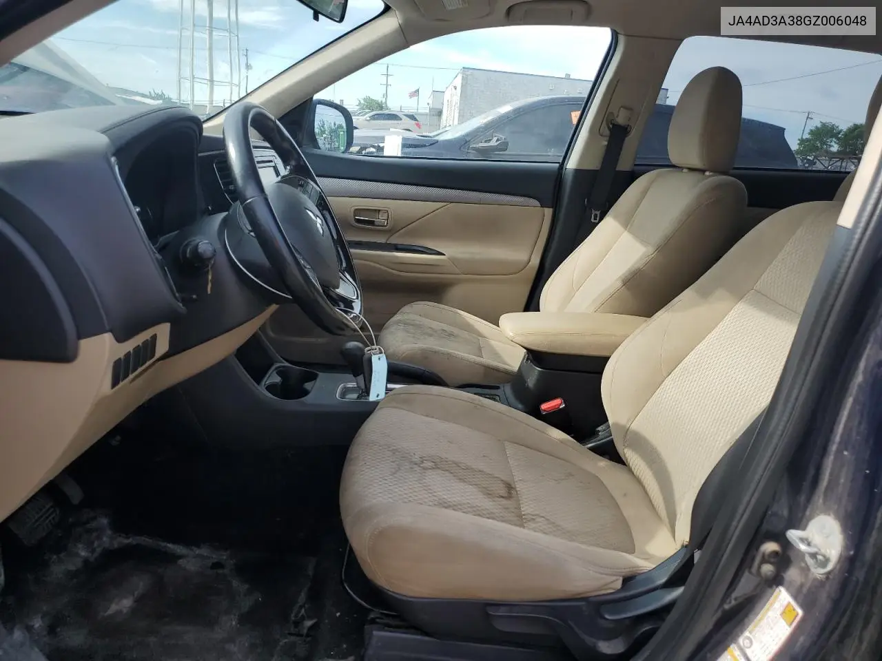 2016 Mitsubishi Outlander Se VIN: JA4AD3A38GZ006048 Lot: 62851885