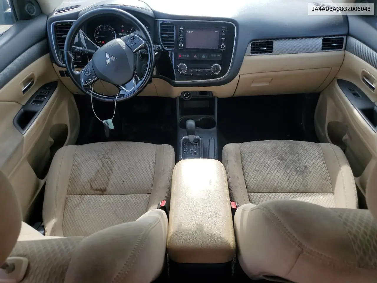 2016 Mitsubishi Outlander Se VIN: JA4AD3A38GZ006048 Lot: 62851885