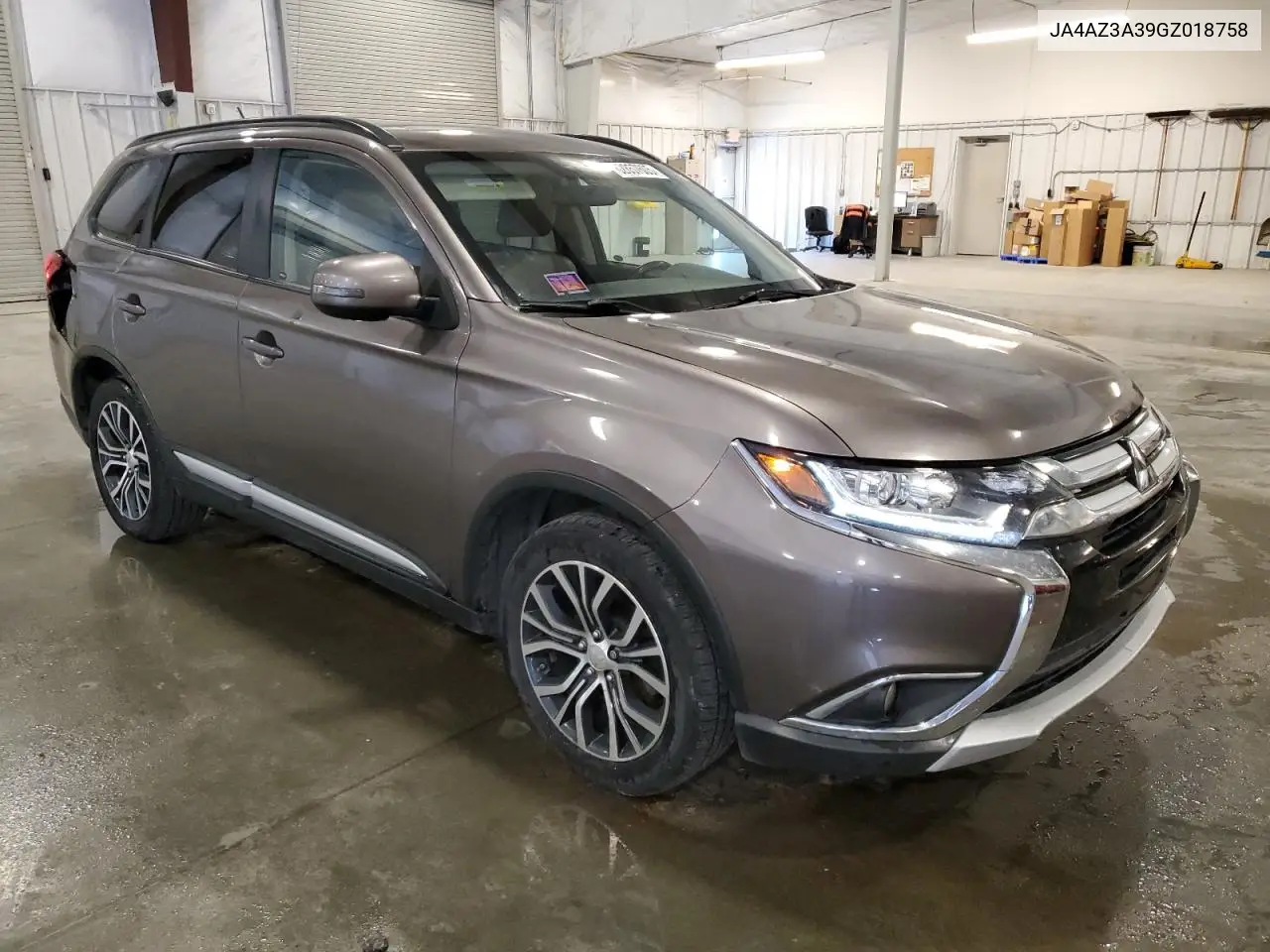 2016 Mitsubishi Outlander Se VIN: JA4AZ3A39GZ018758 Lot: 62857605