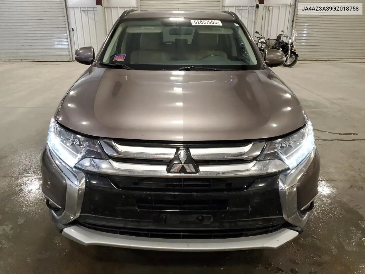 2016 Mitsubishi Outlander Se VIN: JA4AZ3A39GZ018758 Lot: 62857605