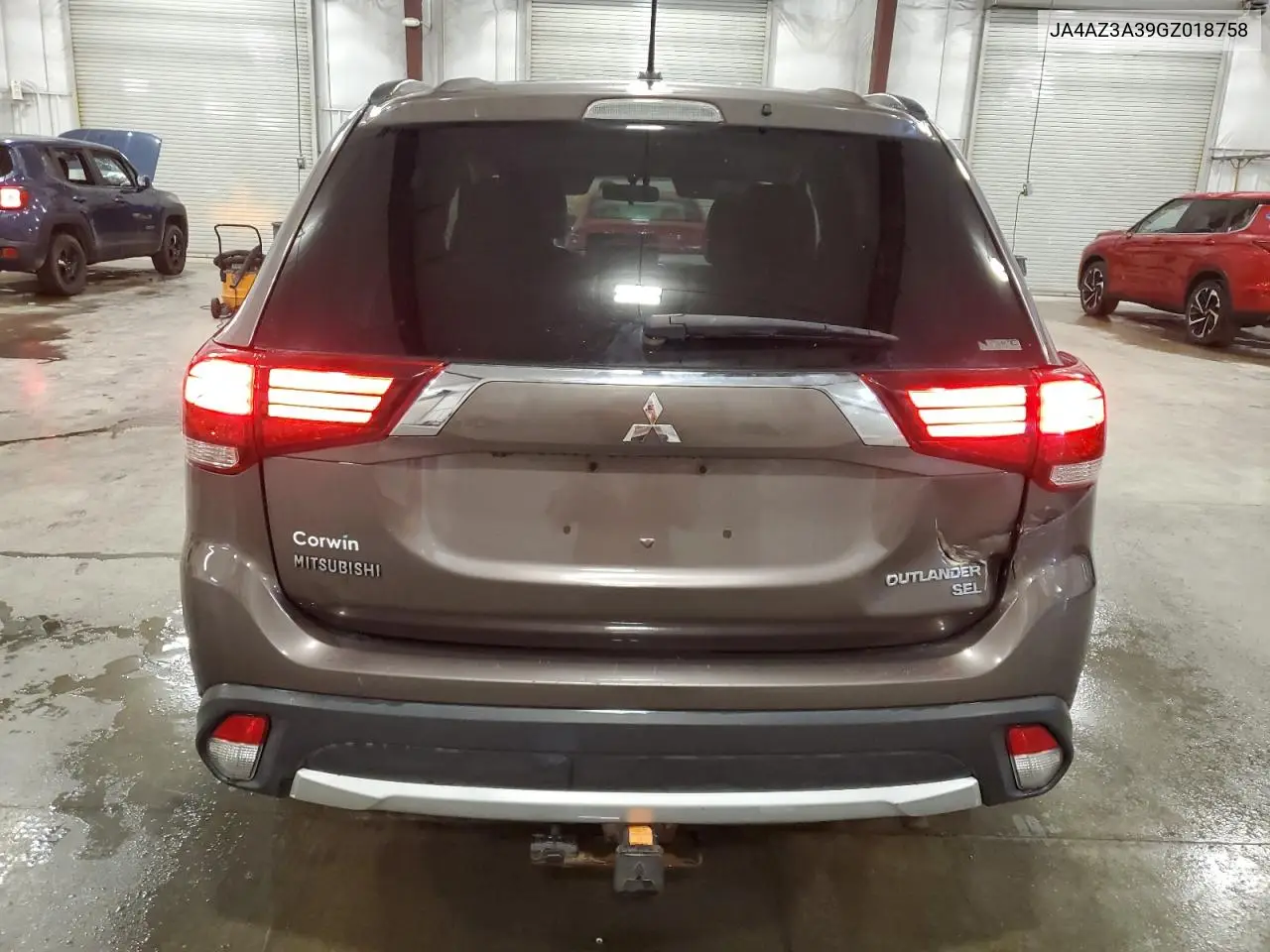 2016 Mitsubishi Outlander Se VIN: JA4AZ3A39GZ018758 Lot: 62857605