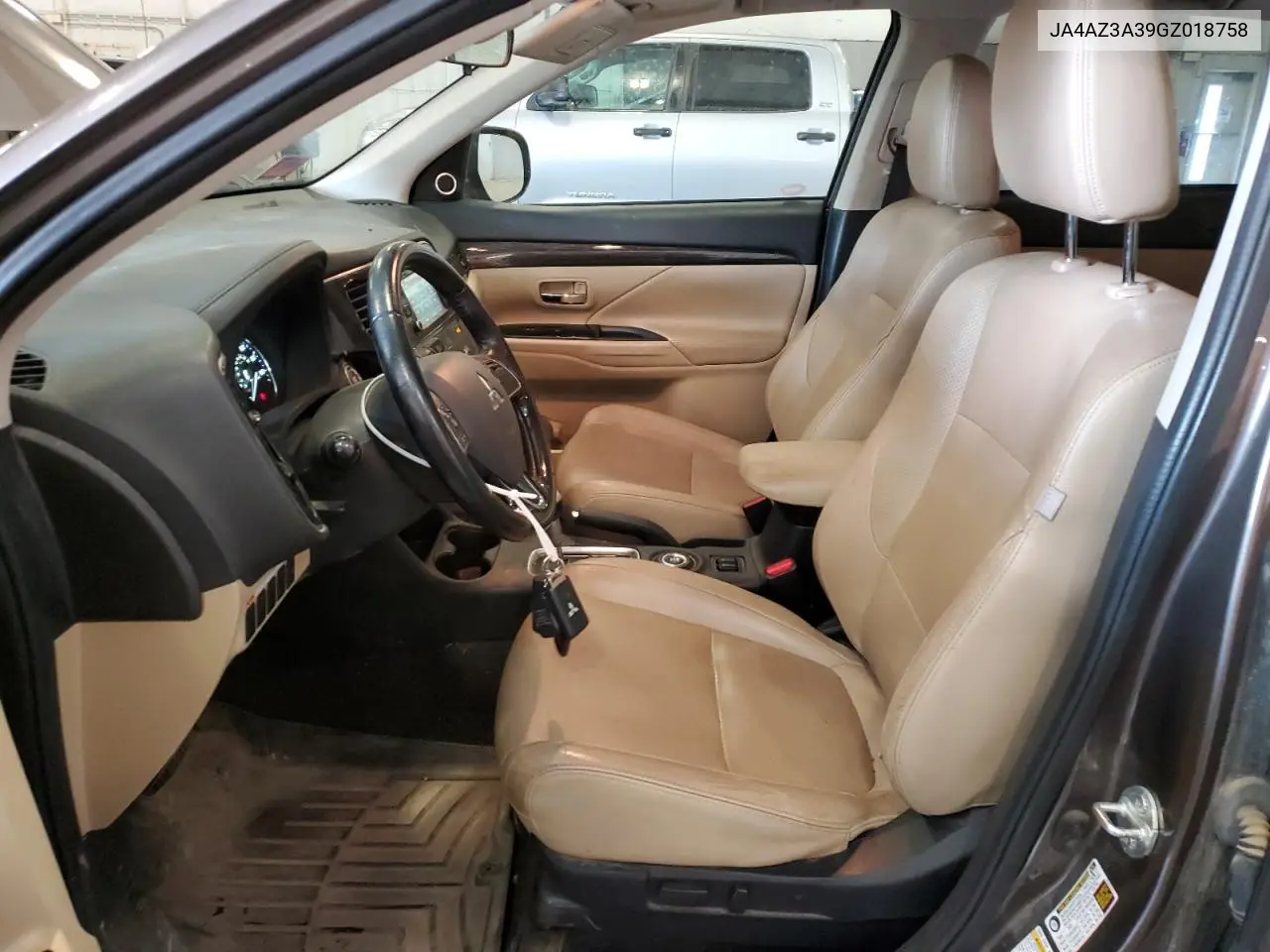 2016 Mitsubishi Outlander Se VIN: JA4AZ3A39GZ018758 Lot: 62857605