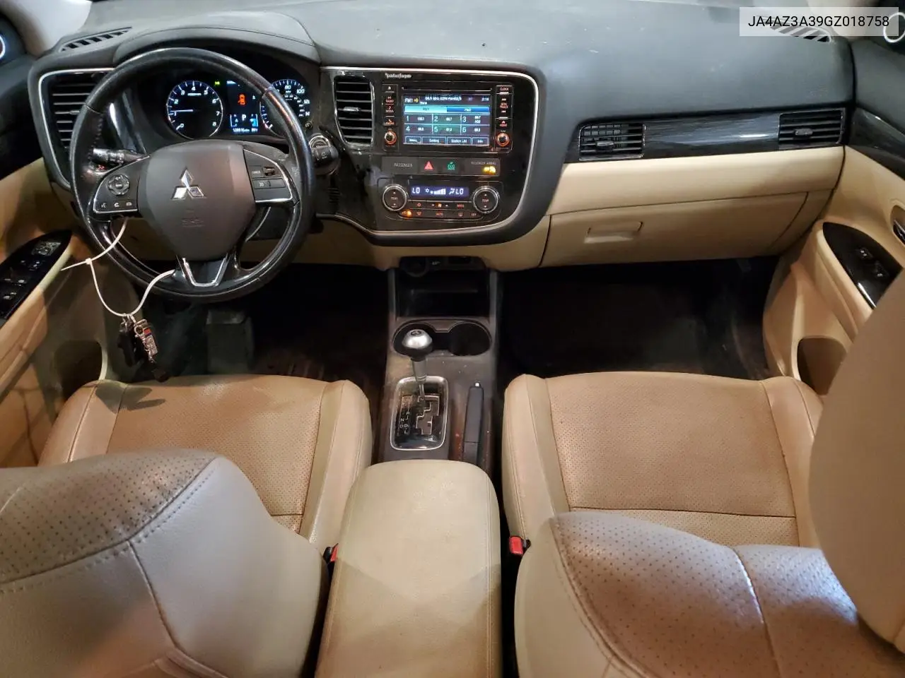 2016 Mitsubishi Outlander Se VIN: JA4AZ3A39GZ018758 Lot: 62857605
