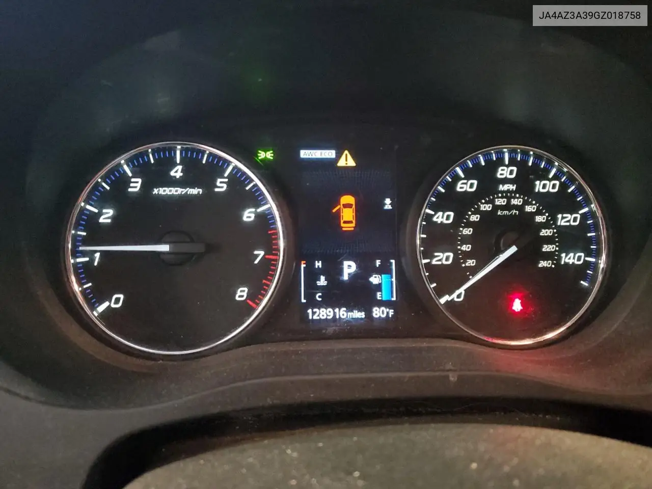 2016 Mitsubishi Outlander Se VIN: JA4AZ3A39GZ018758 Lot: 62857605