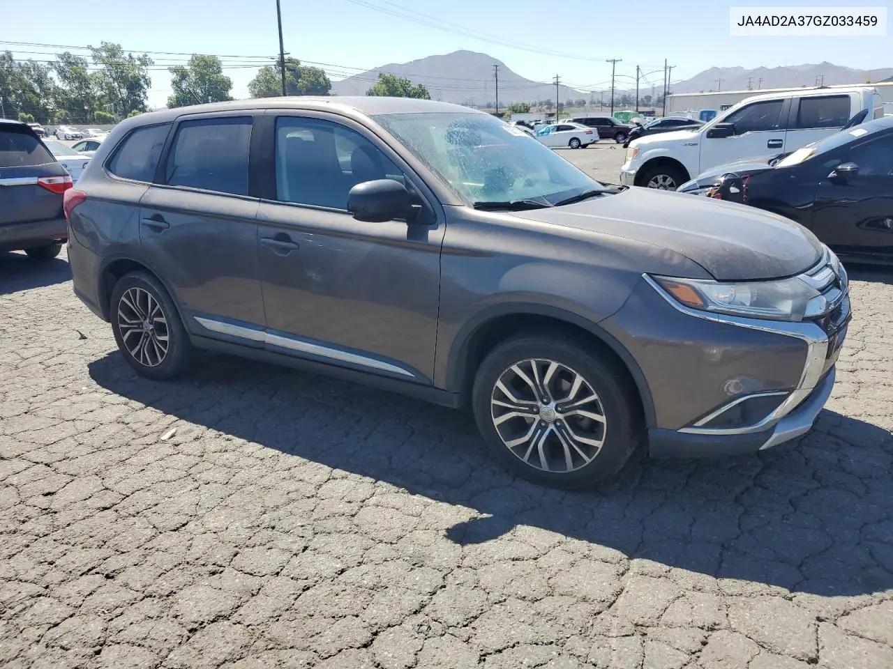 2016 Mitsubishi Outlander Es VIN: JA4AD2A37GZ033459 Lot: 63011415