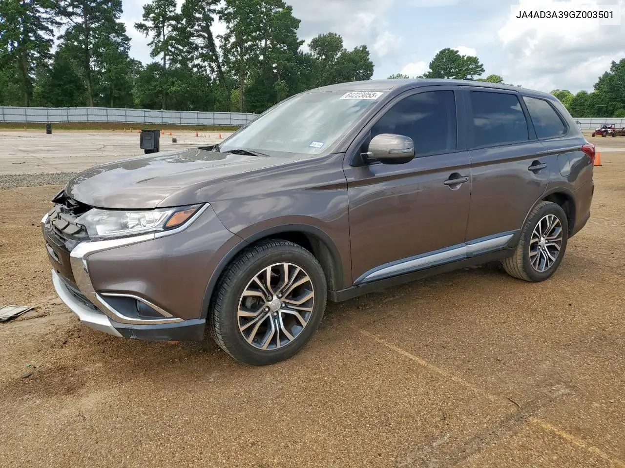 2016 Mitsubishi Outlander Se VIN: JA4AD3A39GZ003501 Lot: 64223055