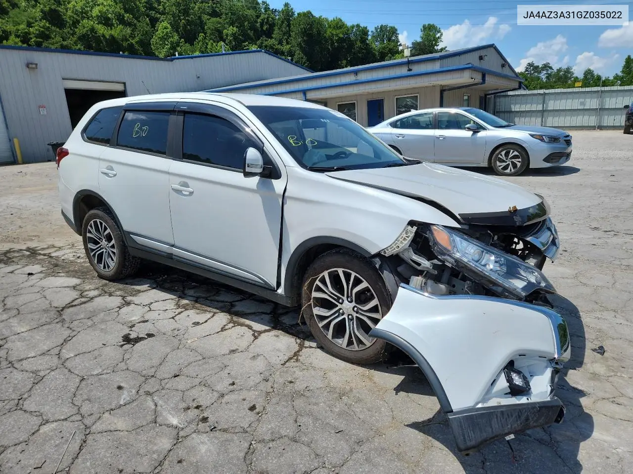 2016 Mitsubishi Outlander Se VIN: JA4AZ3A31GZ035022 Lot: 64426885