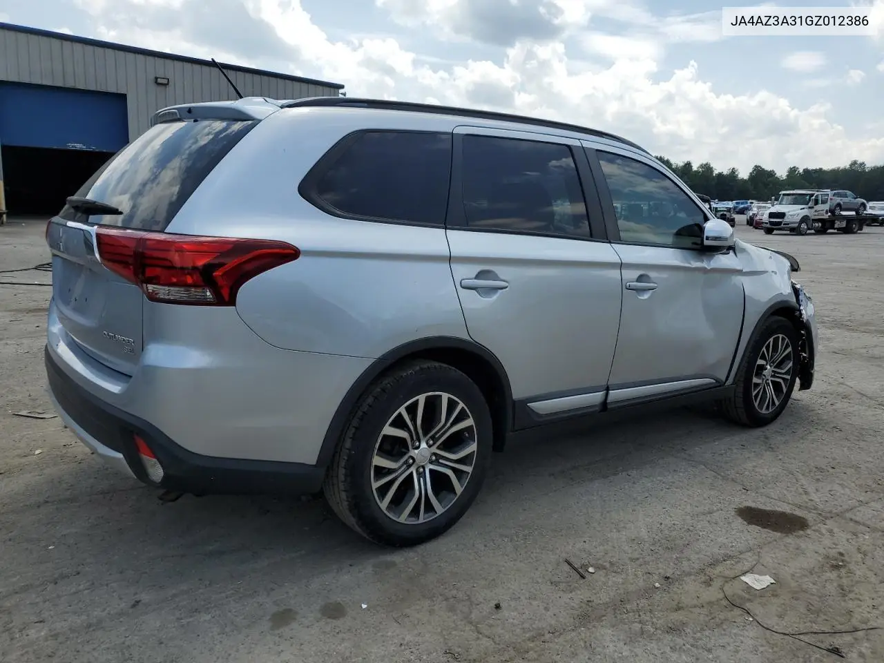 2016 Mitsubishi Outlander Se VIN: JA4AZ3A31GZ012386 Lot: 64557965