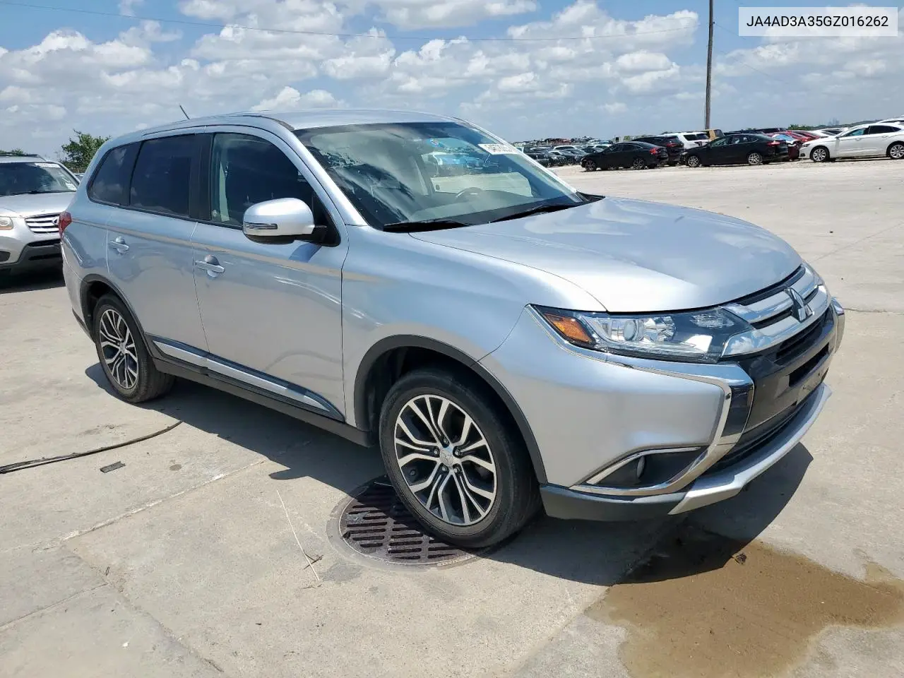 2016 Mitsubishi Outlander Se VIN: JA4AD3A35GZ016262 Lot: 64678355