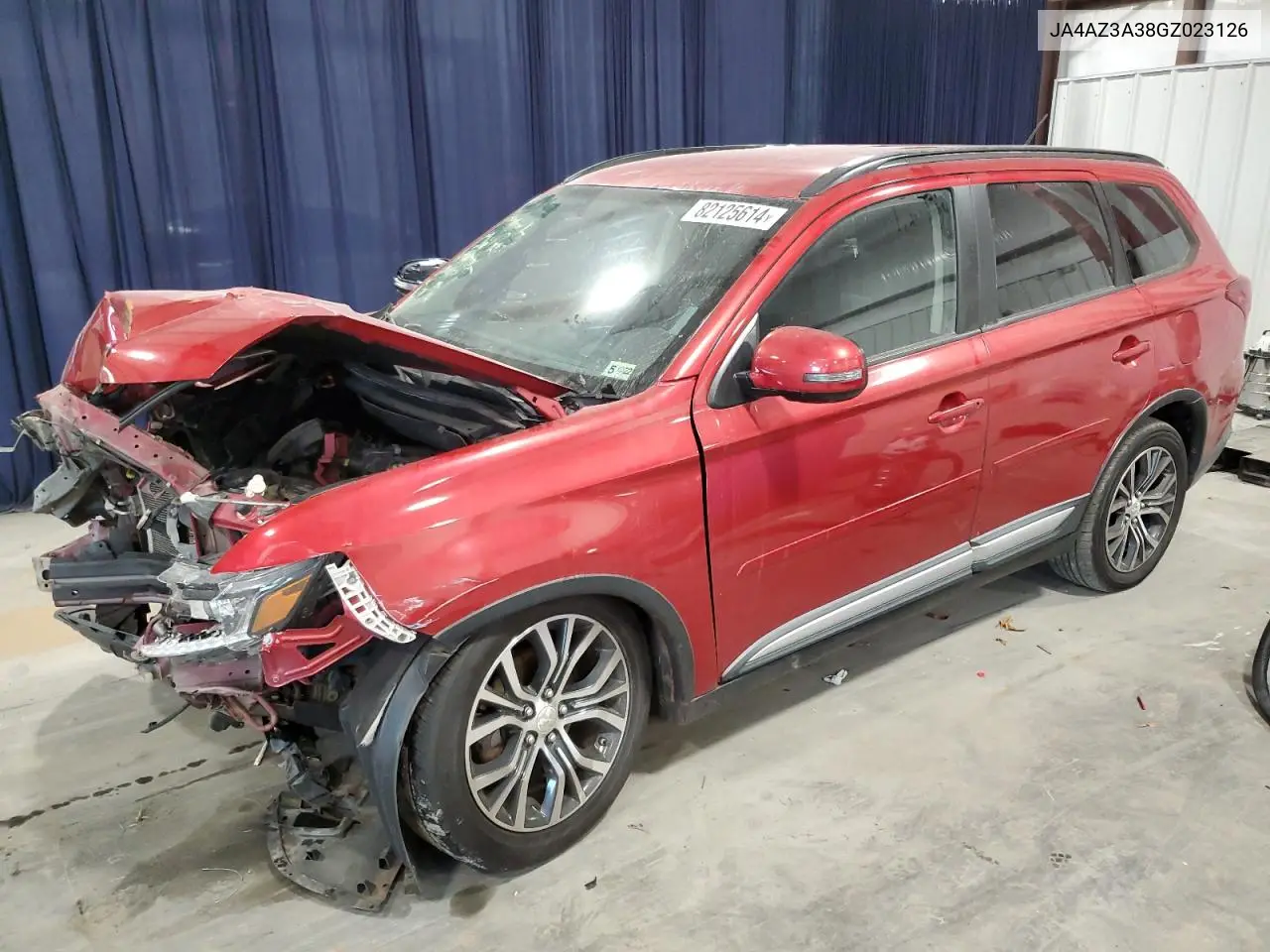 2016 Mitsubishi Outlander Se VIN: JA4AZ3A38GZ023126 Lot: 82125614