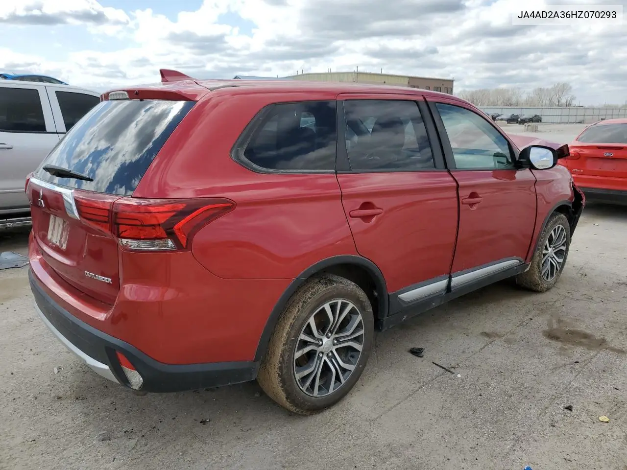 2017 Mitsubishi Outlander Es VIN: JA4AD2A36HZ070293 Lot: 50887645