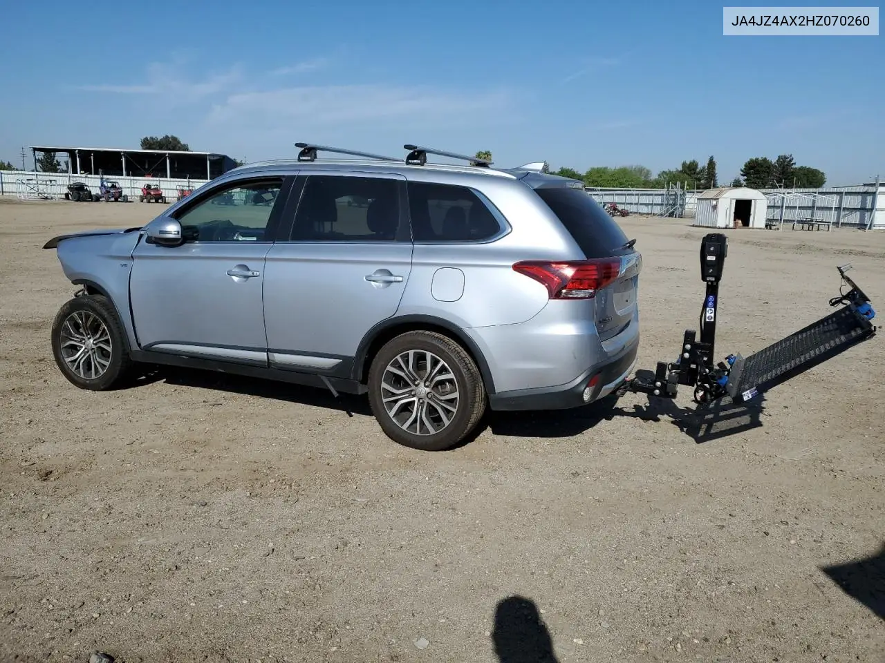 2017 Mitsubishi Outlander Gt VIN: JA4JZ4AX2HZ070260 Lot: 52376015