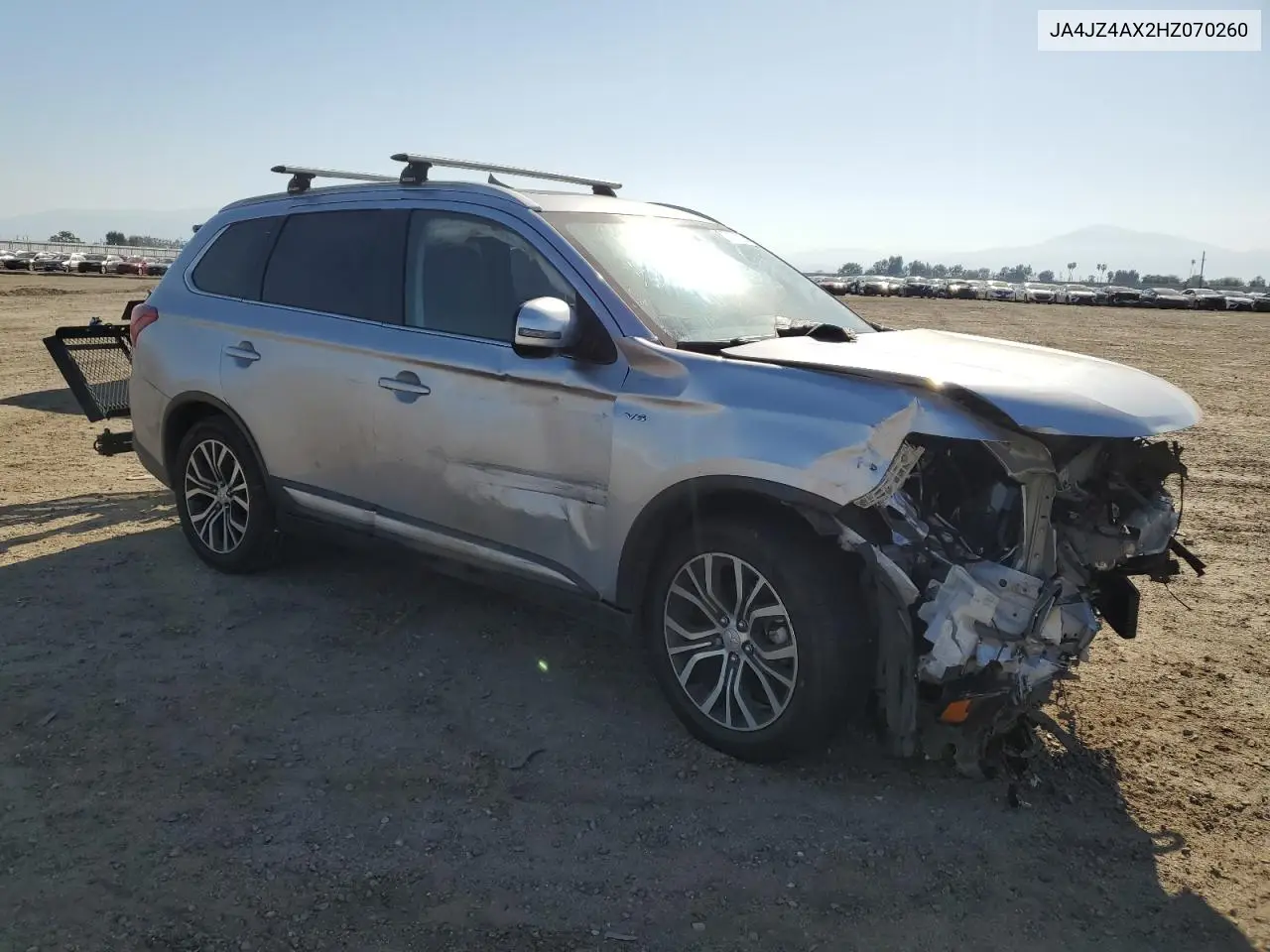 2017 Mitsubishi Outlander Gt VIN: JA4JZ4AX2HZ070260 Lot: 52376015