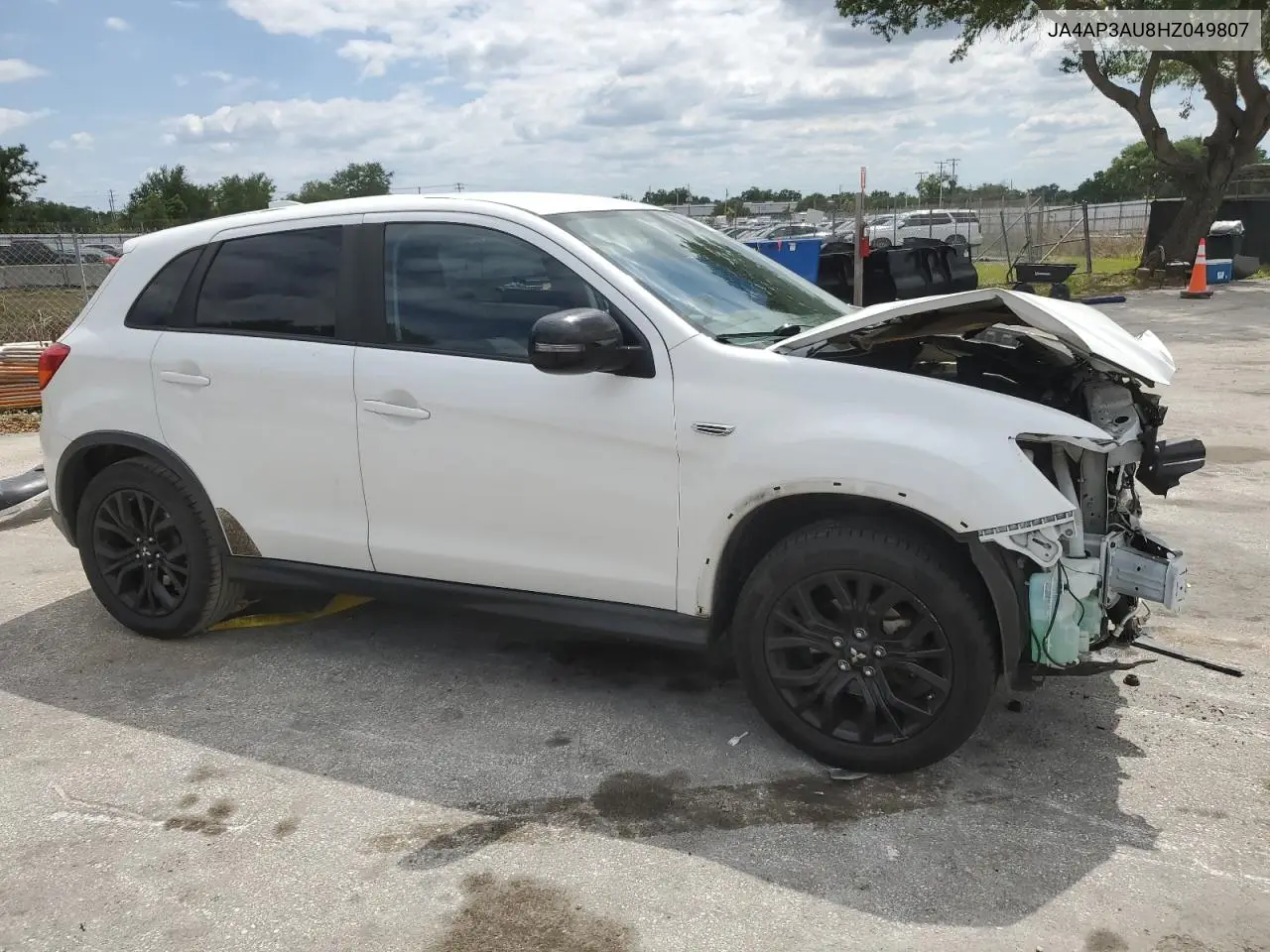 2017 Mitsubishi Outlander Sport Es VIN: JA4AP3AU8HZ049807 Lot: 52507835