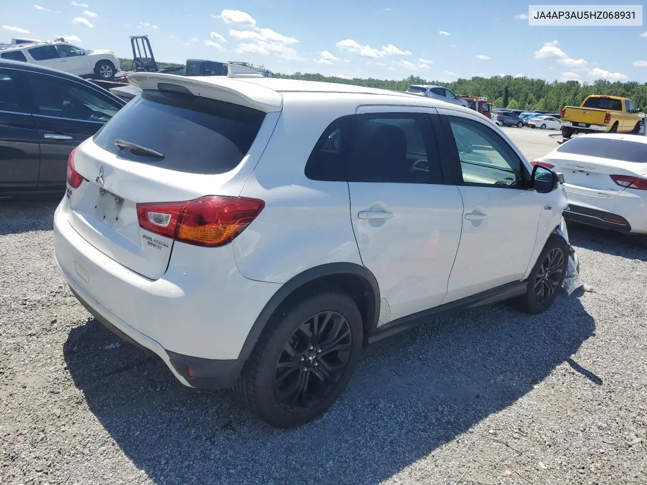 2017 Mitsubishi Outlander Sport Es VIN: JA4AP3AU5HZ068931 Lot: 55215215