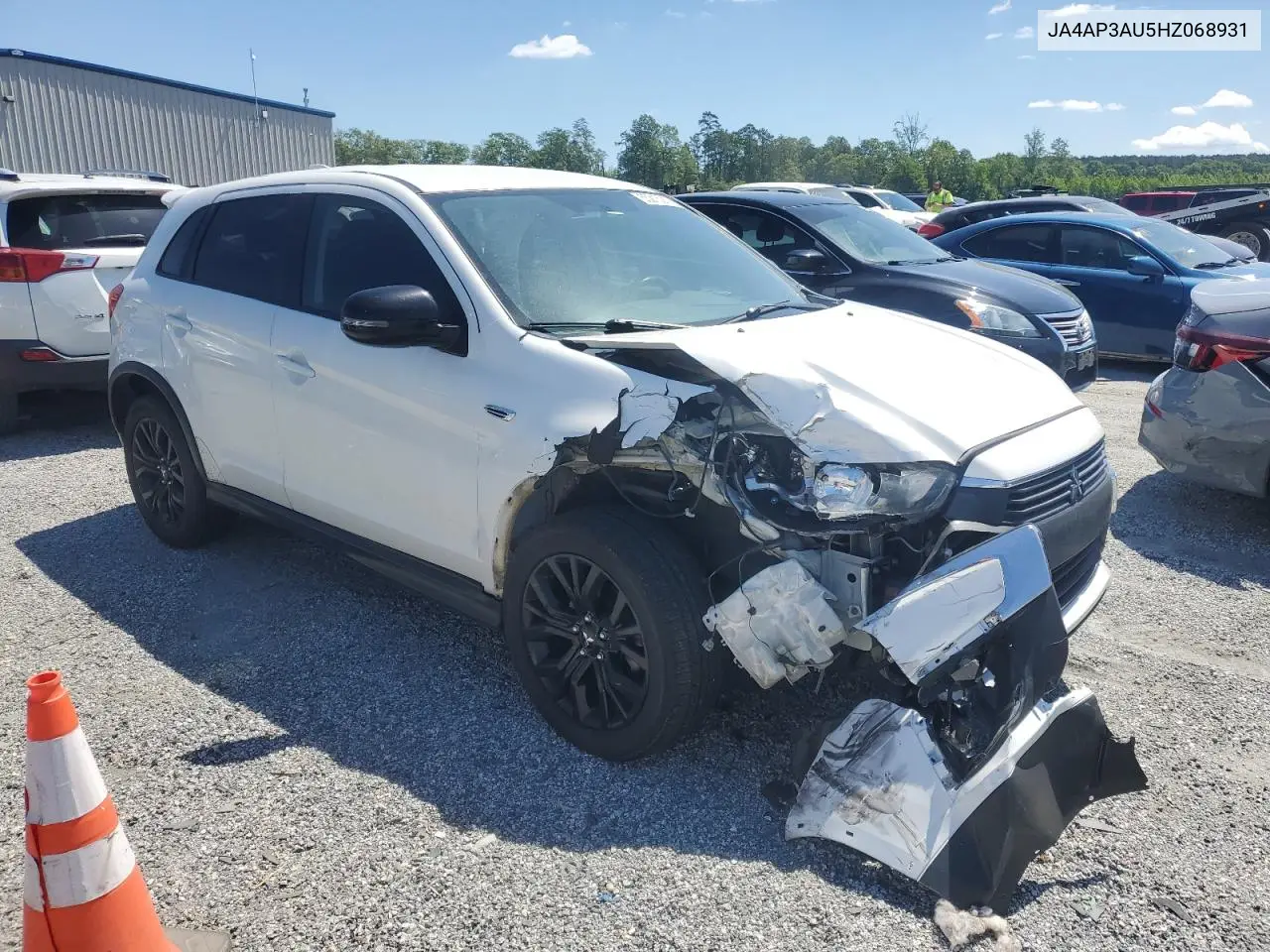 2017 Mitsubishi Outlander Sport Es VIN: JA4AP3AU5HZ068931 Lot: 55215215