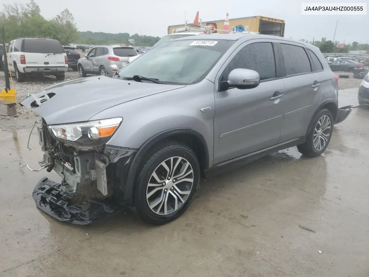 2017 Mitsubishi Outlander Sport Es VIN: JA4AP3AU4HZ000555 Lot: 56390215