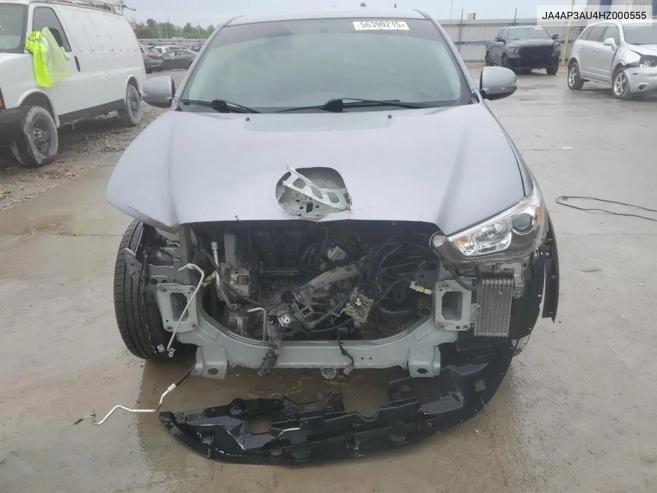 2017 Mitsubishi Outlander Sport Es VIN: JA4AP3AU4HZ000555 Lot: 56390215