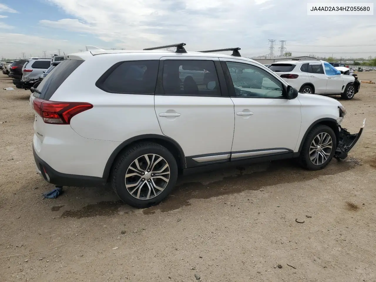 2017 Mitsubishi Outlander Es VIN: JA4AD2A34HZ055680 Lot: 56531215