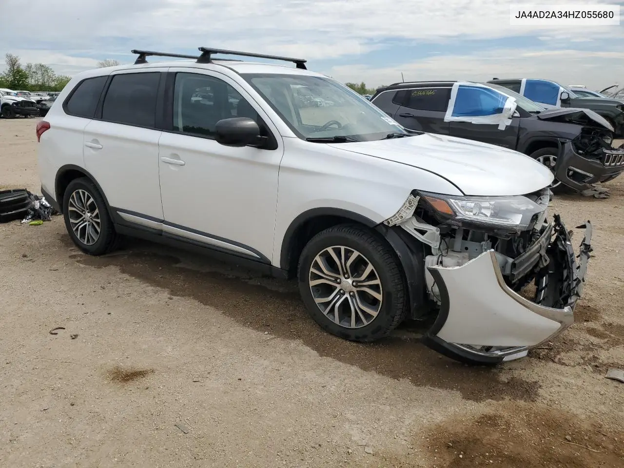 2017 Mitsubishi Outlander Es VIN: JA4AD2A34HZ055680 Lot: 56531215