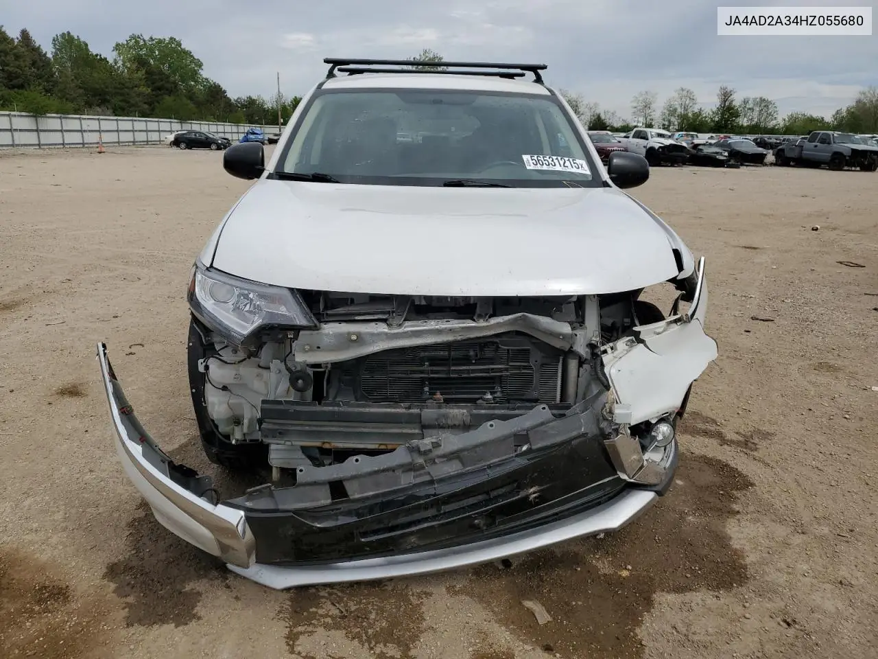 2017 Mitsubishi Outlander Es VIN: JA4AD2A34HZ055680 Lot: 56531215