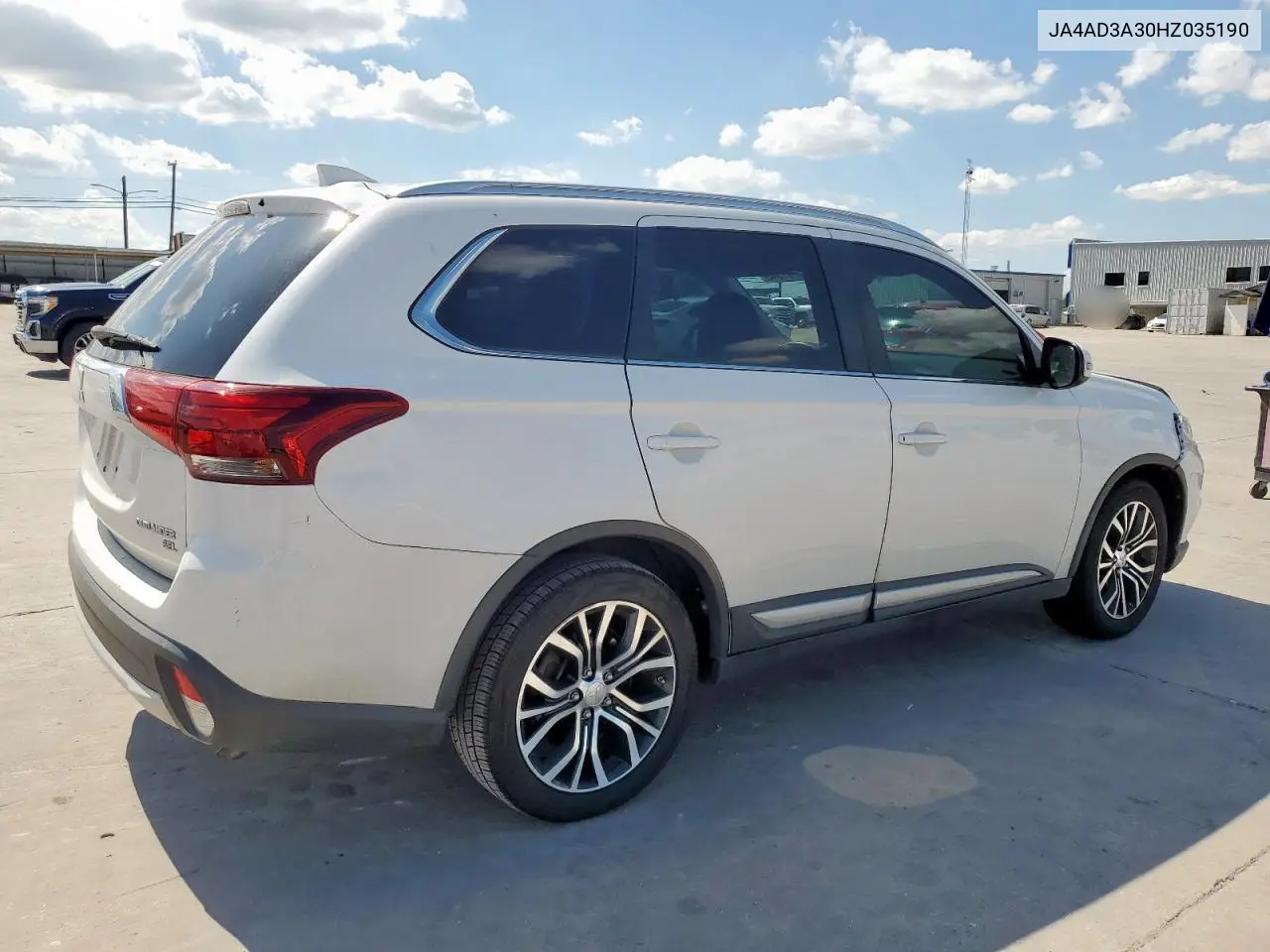 2017 Mitsubishi Outlander Se VIN: JA4AD3A30HZ035190 Lot: 56781345