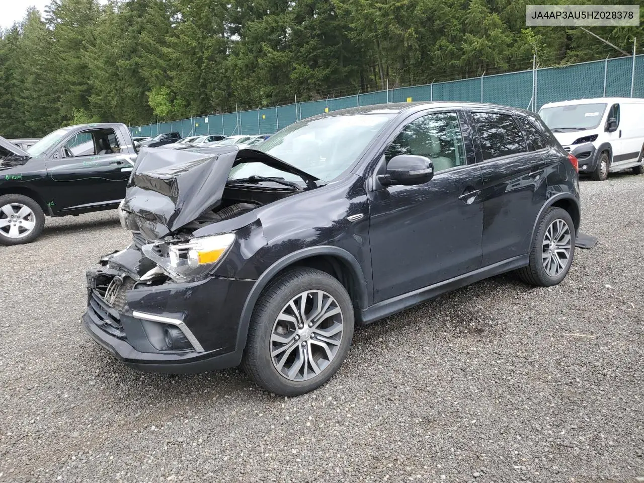 2017 Mitsubishi Outlander Sport Es VIN: JA4AP3AU5HZ028378 Lot: 56909965