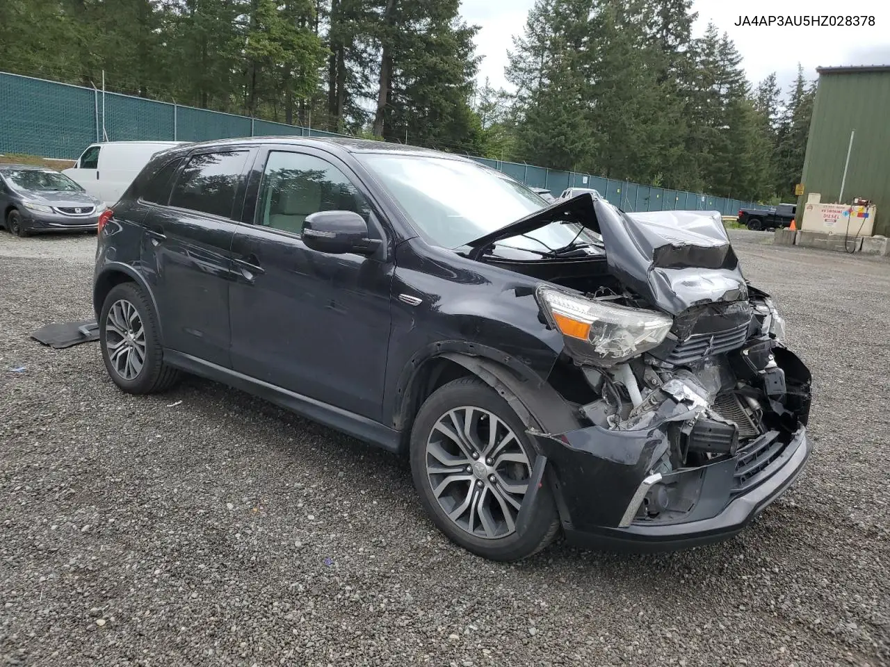2017 Mitsubishi Outlander Sport Es VIN: JA4AP3AU5HZ028378 Lot: 56909965