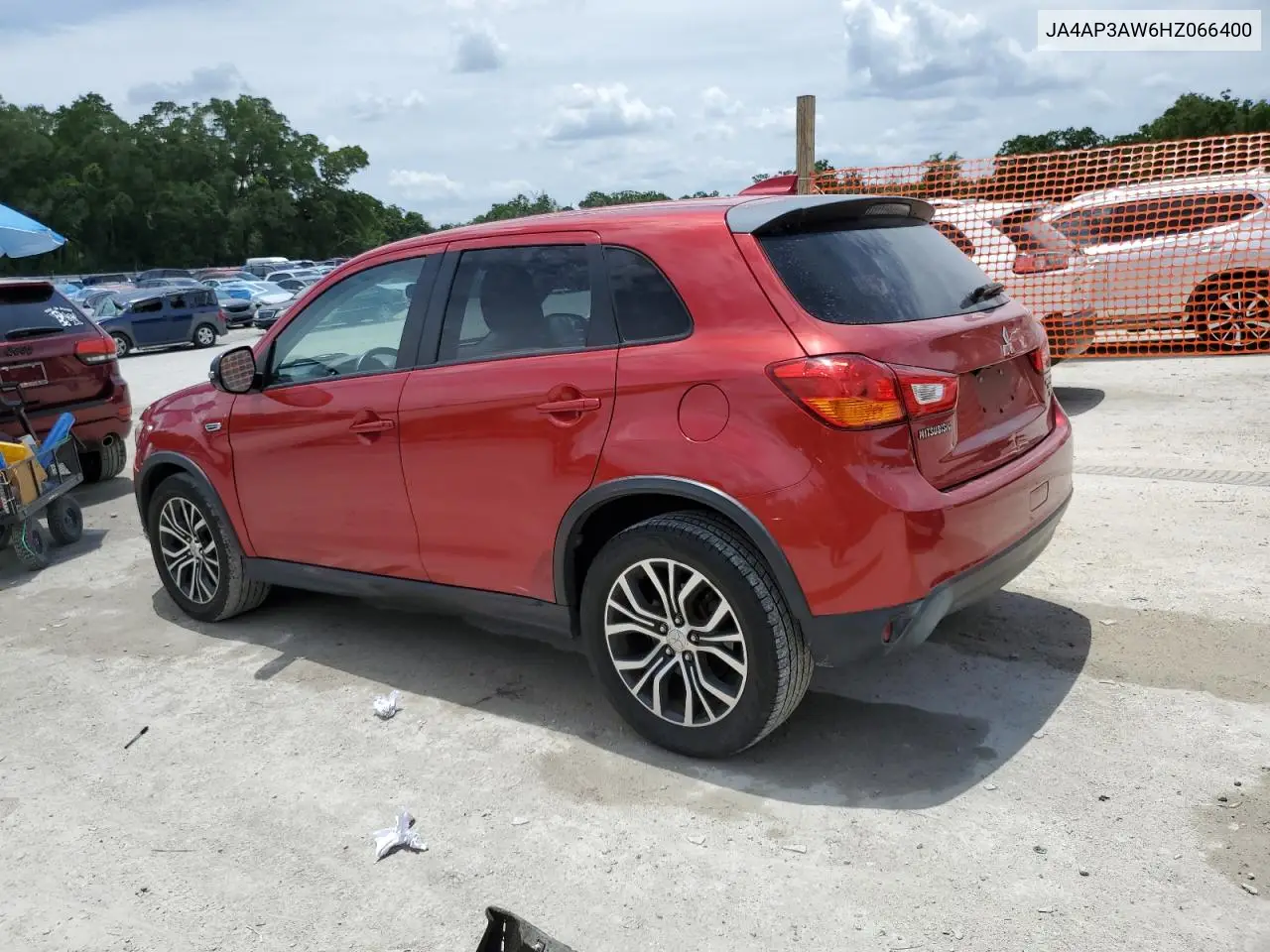 2017 Mitsubishi Outlander Sport Es VIN: JA4AP3AW6HZ066400 Lot: 58722425