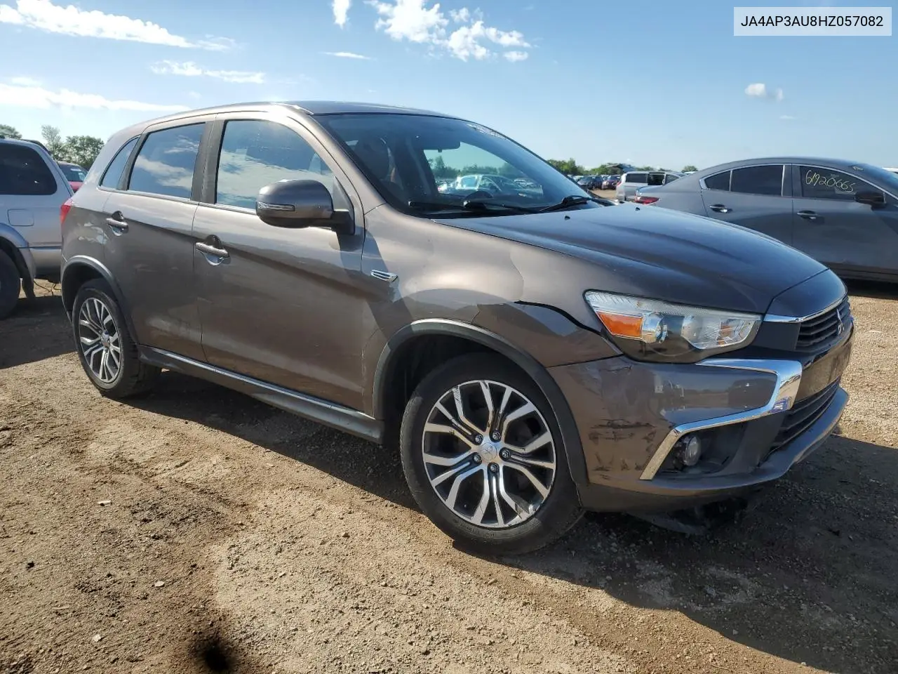 2017 Mitsubishi Outlander Sport Es VIN: JA4AP3AU8HZ057082 Lot: 61262085
