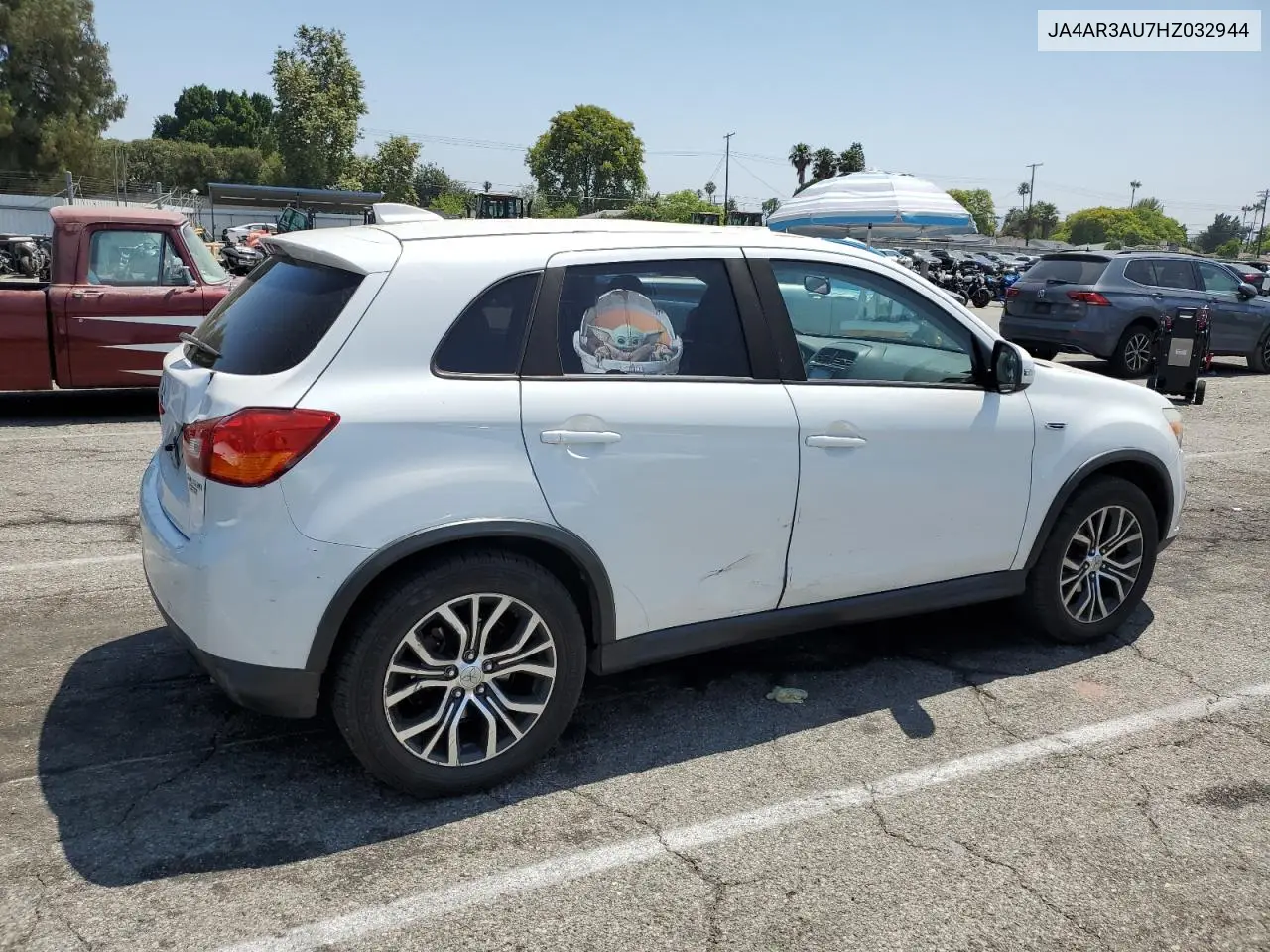 2017 Mitsubishi Outlander Sport Es VIN: JA4AR3AU7HZ032944 Lot: 62033455