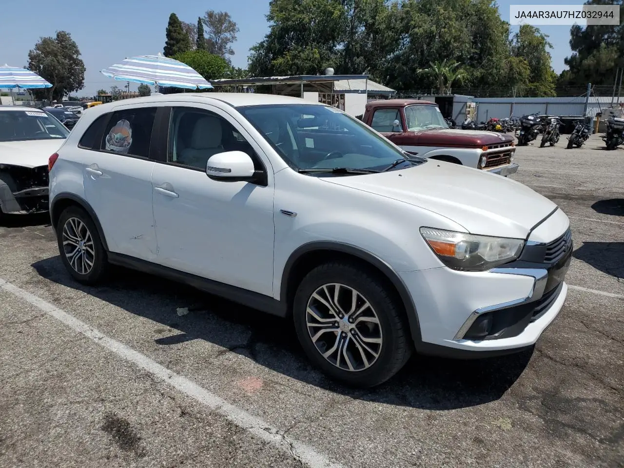 2017 Mitsubishi Outlander Sport Es VIN: JA4AR3AU7HZ032944 Lot: 62033455