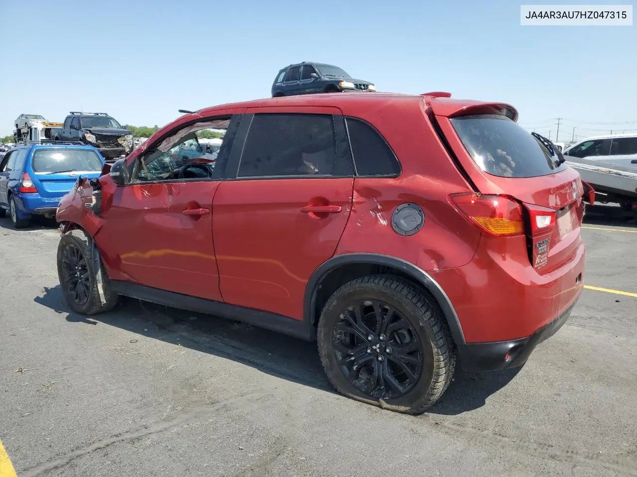 2017 Mitsubishi Outlander Sport Es VIN: JA4AR3AU7HZ047315 Lot: 62194645
