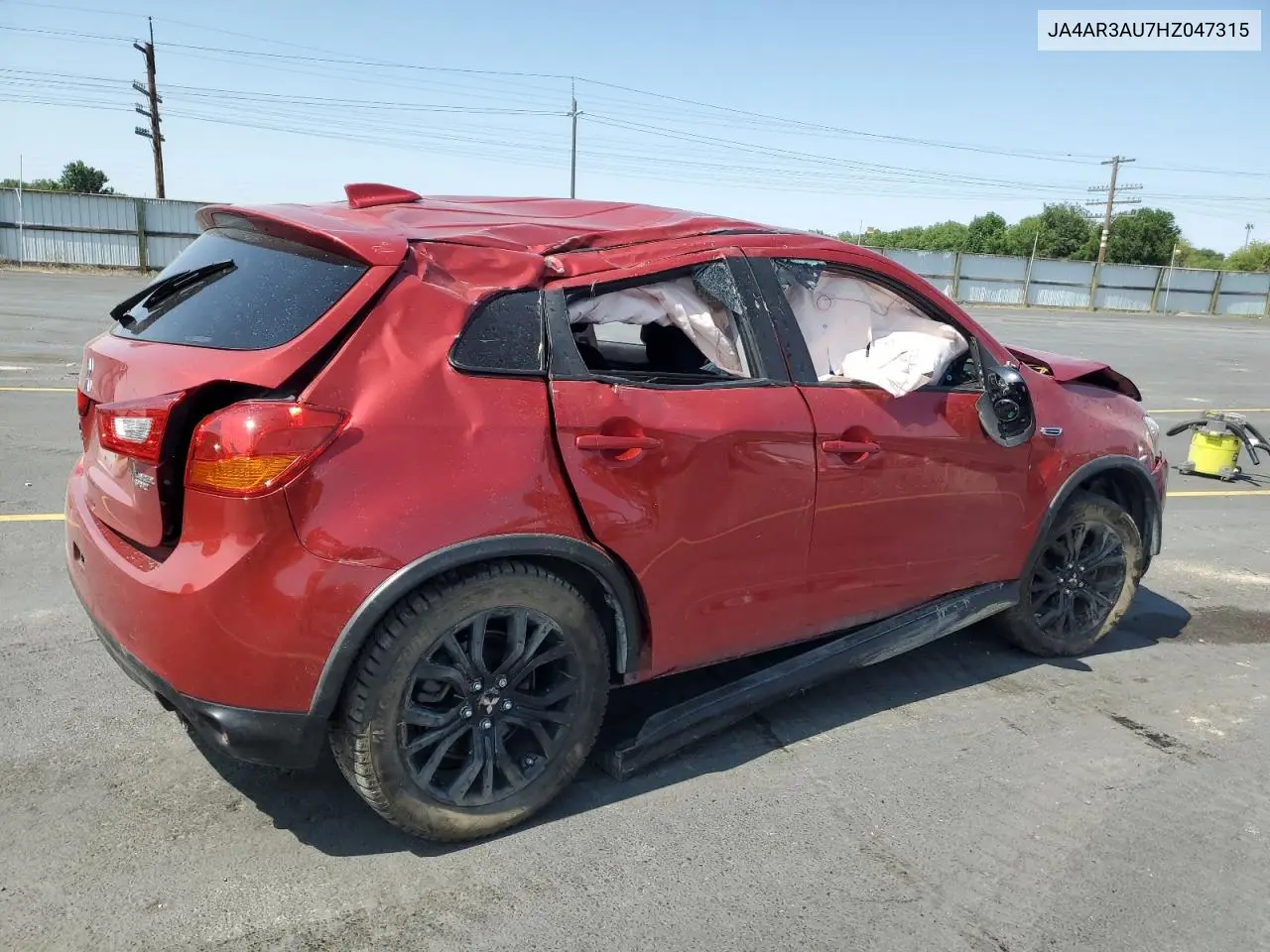 2017 Mitsubishi Outlander Sport Es VIN: JA4AR3AU7HZ047315 Lot: 62194645