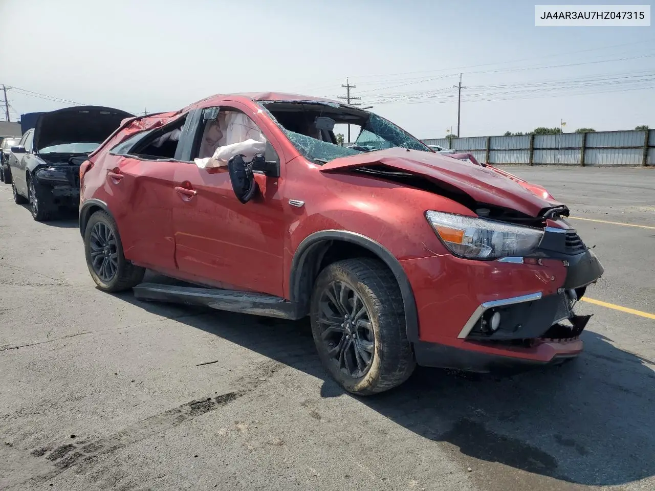 2017 Mitsubishi Outlander Sport Es VIN: JA4AR3AU7HZ047315 Lot: 62194645