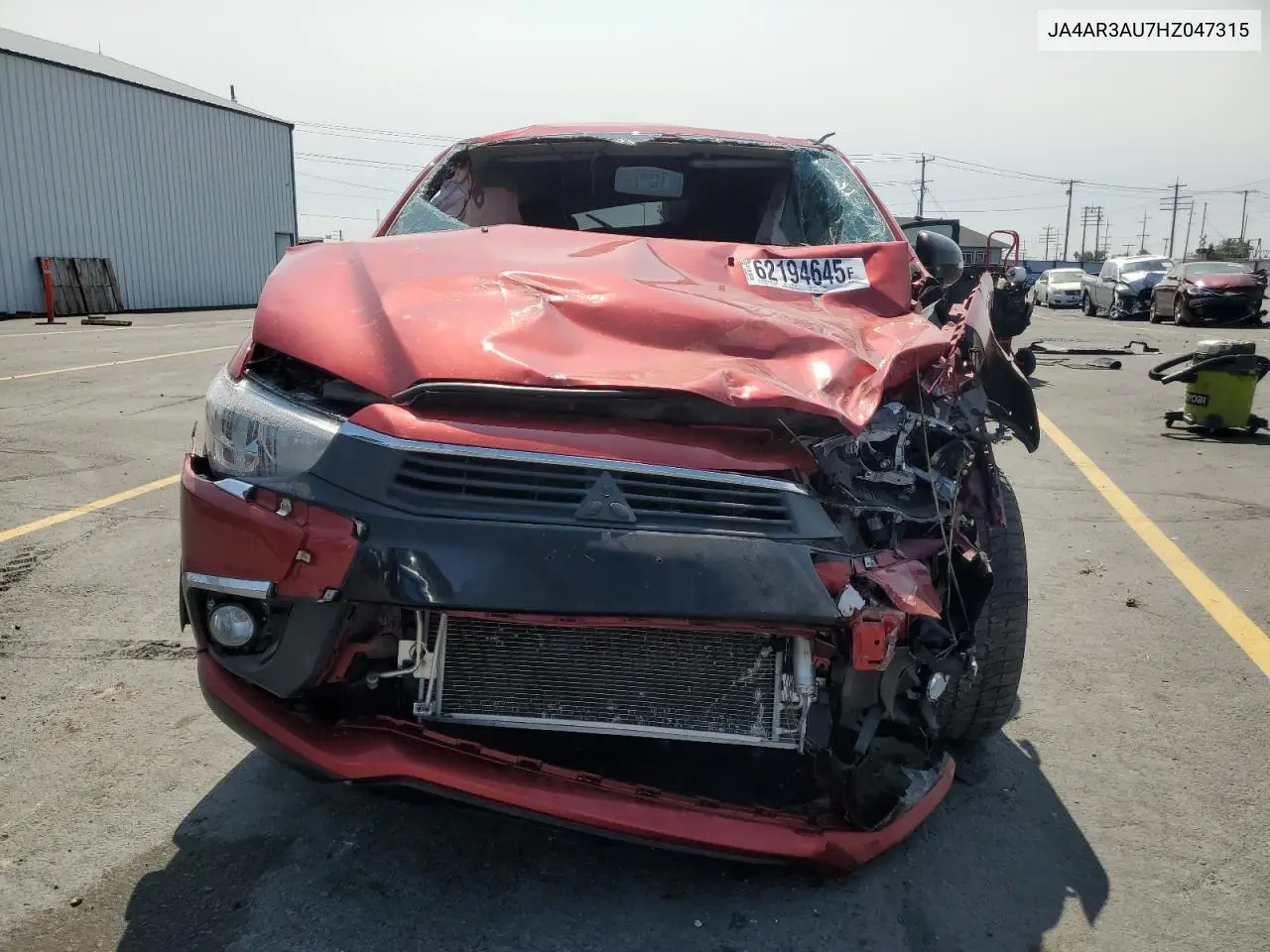 2017 Mitsubishi Outlander Sport Es VIN: JA4AR3AU7HZ047315 Lot: 62194645
