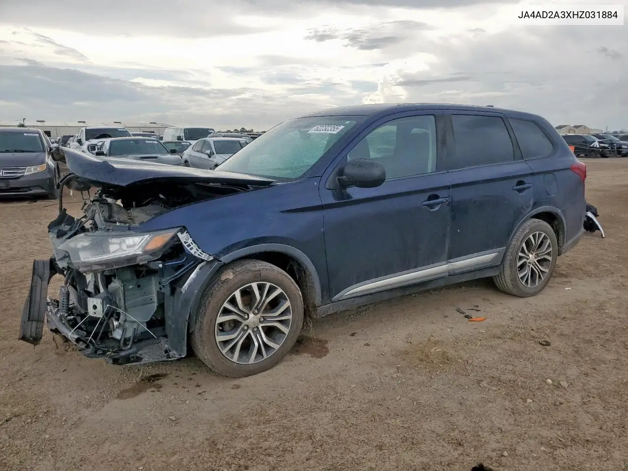 2017 Mitsubishi Outlander Es VIN: JA4AD2A3XHZ031884 Lot: 62232355