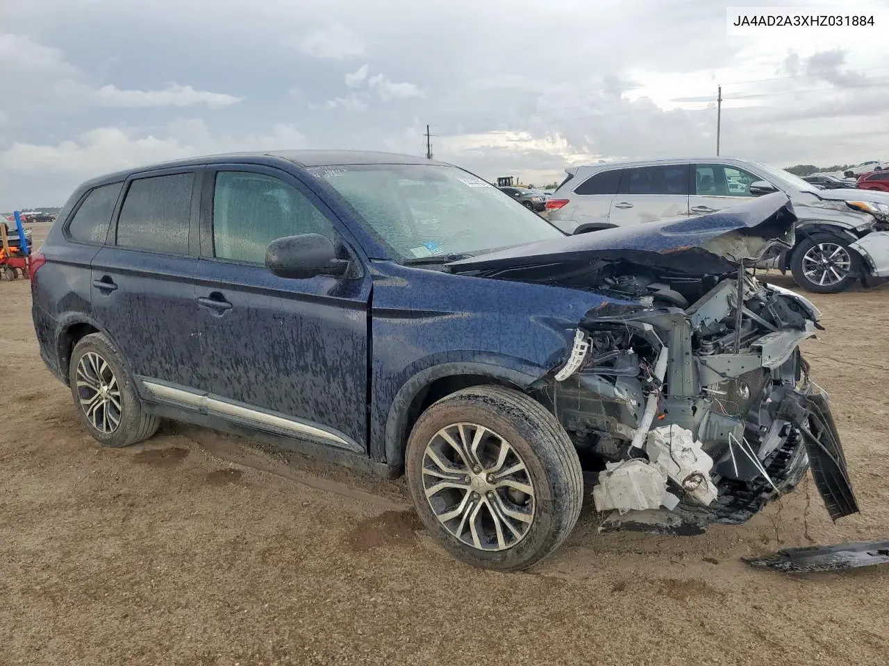 2017 Mitsubishi Outlander Es VIN: JA4AD2A3XHZ031884 Lot: 62232355