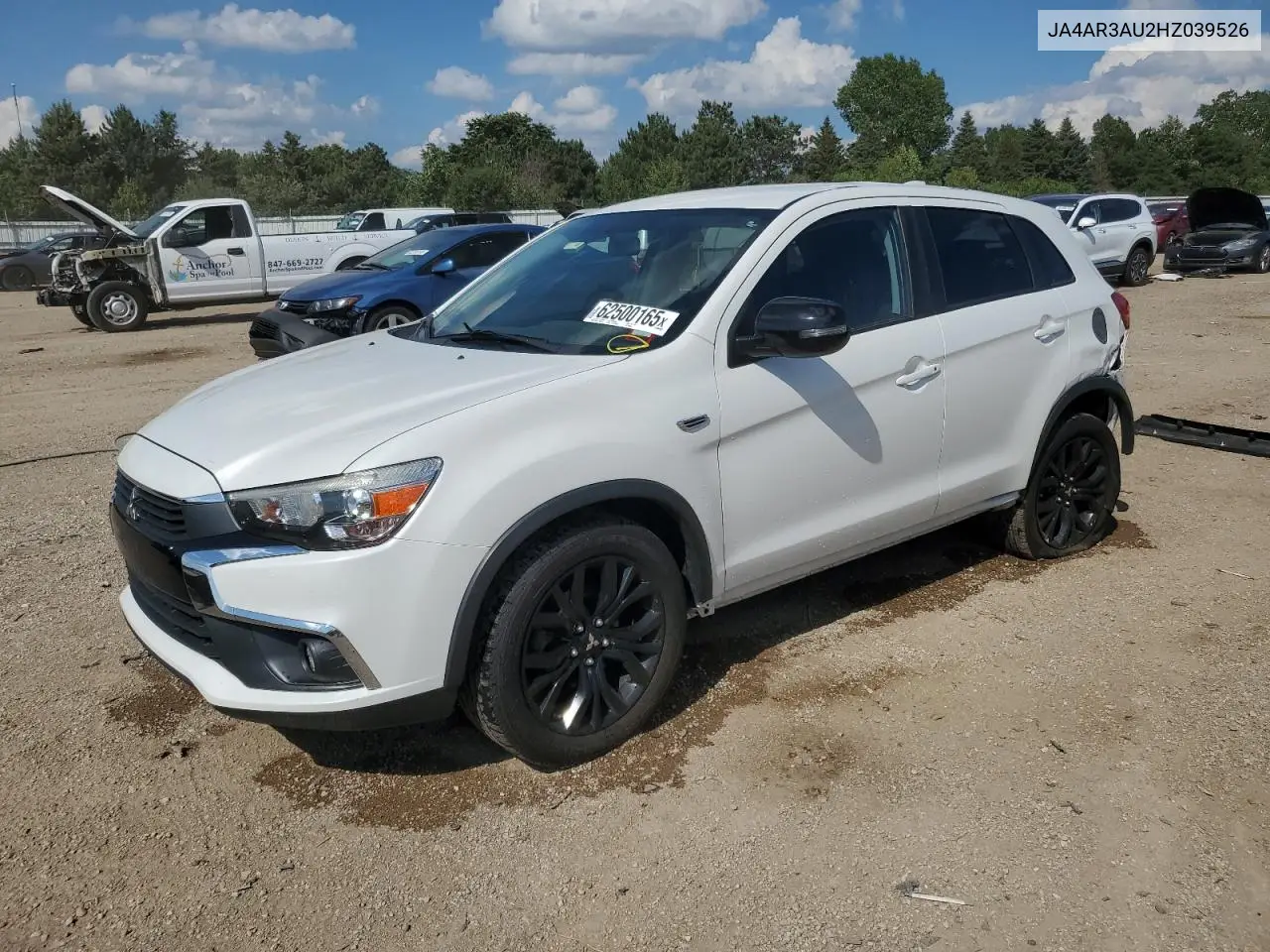 2017 Mitsubishi Outlander Sport Es VIN: JA4AR3AU2HZ039526 Lot: 62500165