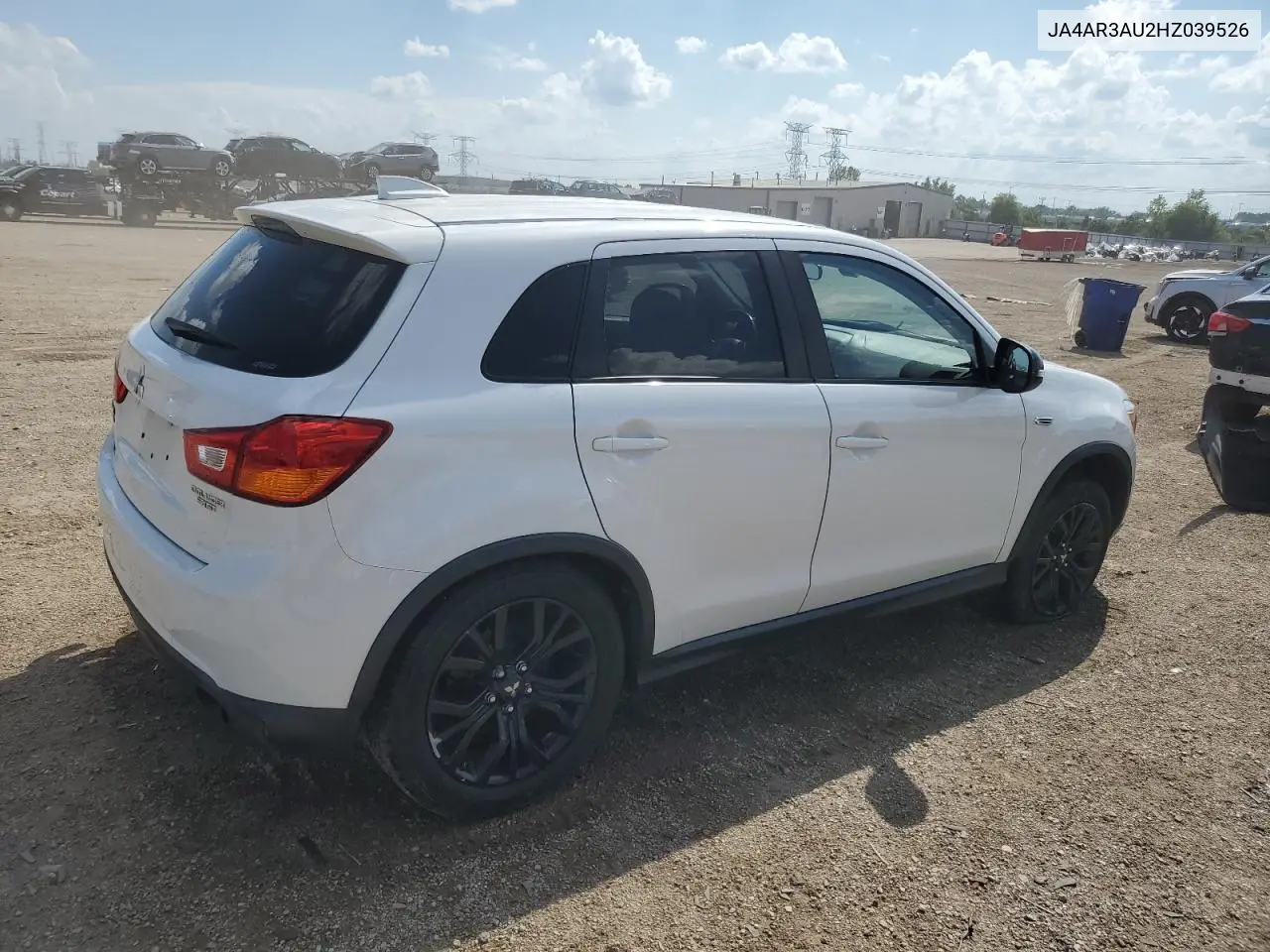 2017 Mitsubishi Outlander Sport Es VIN: JA4AR3AU2HZ039526 Lot: 62500165