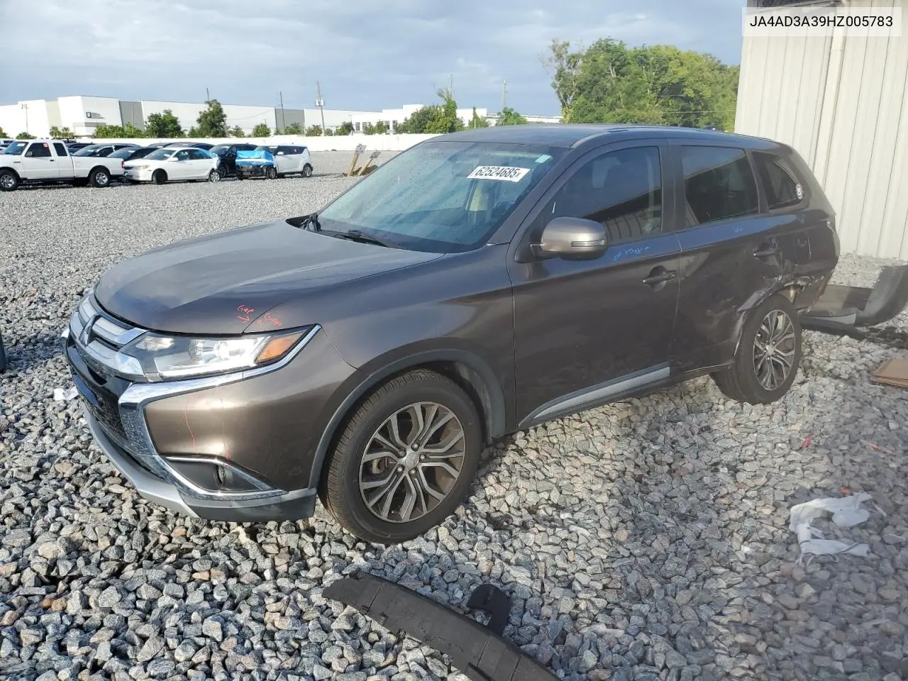 2017 Mitsubishi Outlander Se VIN: JA4AD3A39HZ005783 Lot: 62524685