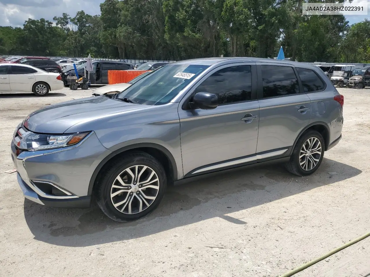 2017 Mitsubishi Outlander Es VIN: JA4AD2A38HZ022391 Lot: 62646515