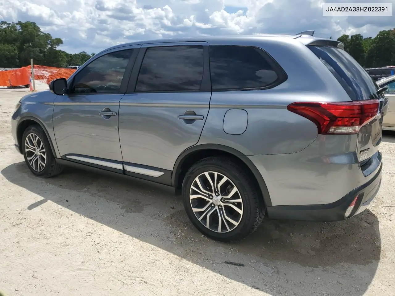 2017 Mitsubishi Outlander Es VIN: JA4AD2A38HZ022391 Lot: 62646515