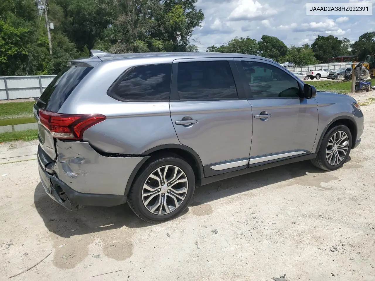2017 Mitsubishi Outlander Es VIN: JA4AD2A38HZ022391 Lot: 62646515