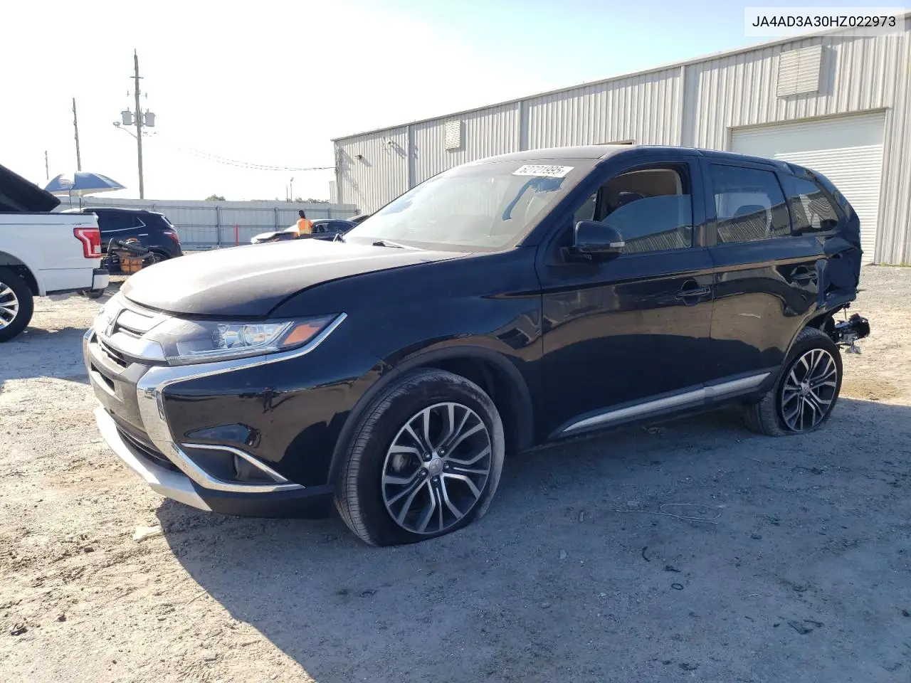2017 Mitsubishi Outlander Se VIN: JA4AD3A30HZ022973 Lot: 62721995