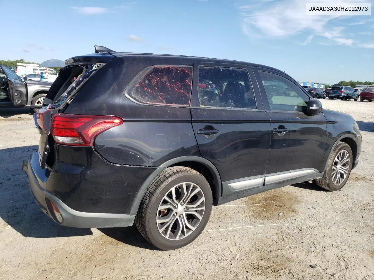 2017 Mitsubishi Outlander Se VIN: JA4AD3A30HZ022973 Lot: 62721995