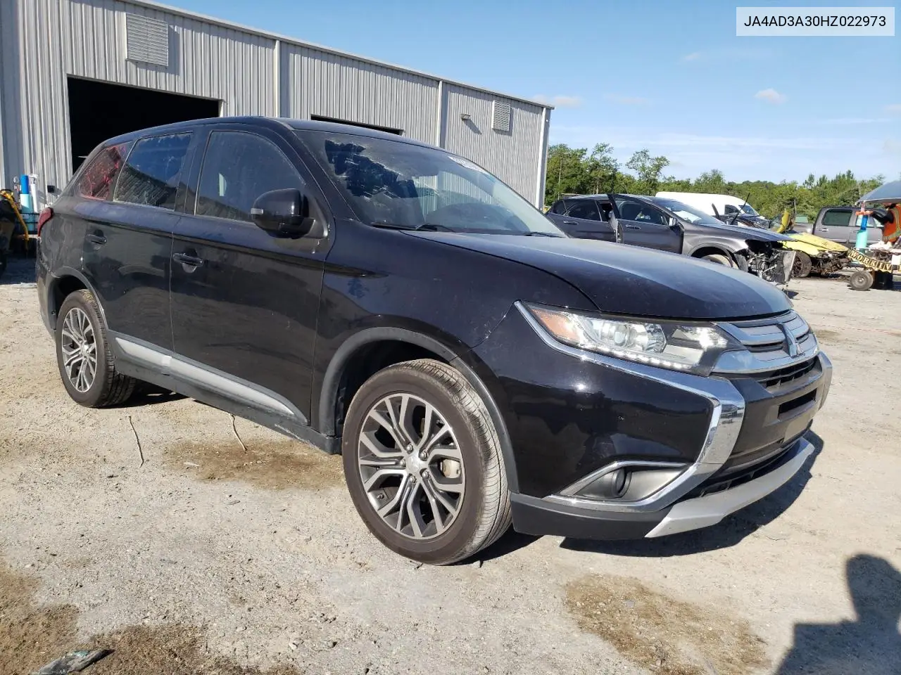2017 Mitsubishi Outlander Se VIN: JA4AD3A30HZ022973 Lot: 62721995