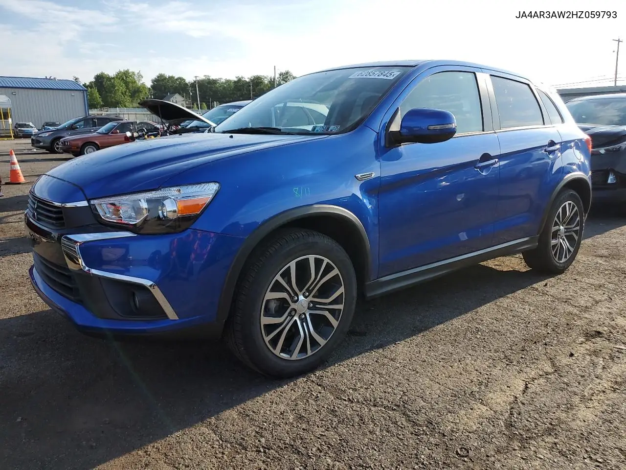 2017 Mitsubishi Outlander Sport Es VIN: JA4AR3AW2HZ059793 Lot: 62857845